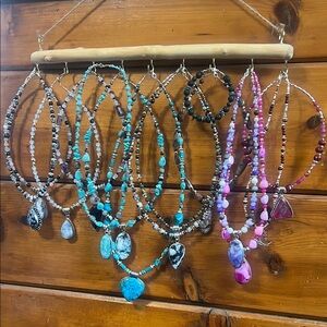 Elegant Multicolor Beaded Necklaces